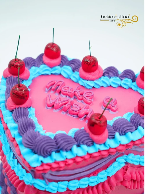 Kalp Detaylı Naked Pasta