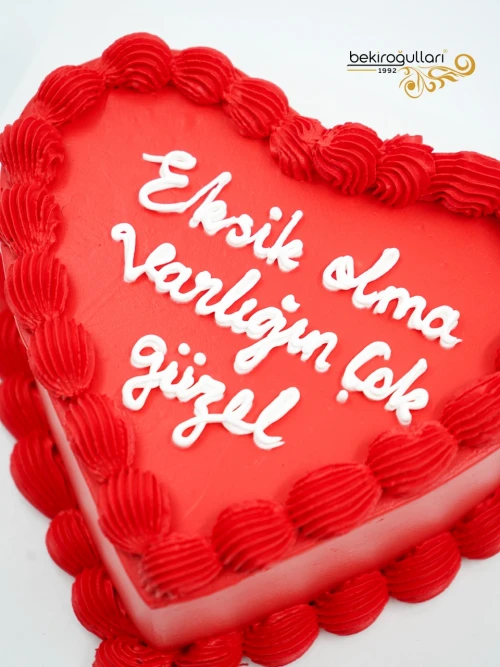 Kırmızı Kalp Naked Pasta