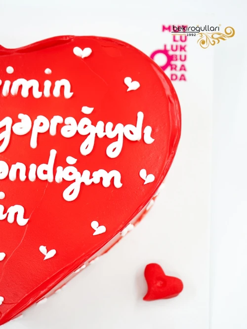 Kırmızı Kalp Naked Pasta