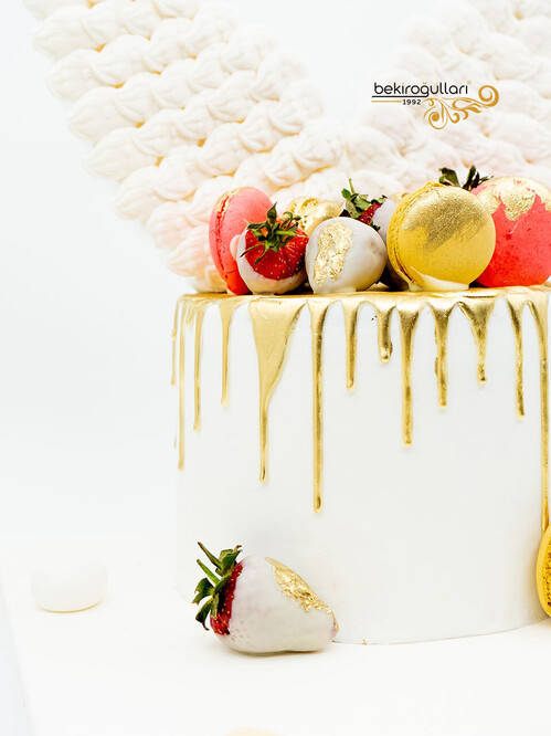 Melek Kanatlı Konsept Pasta