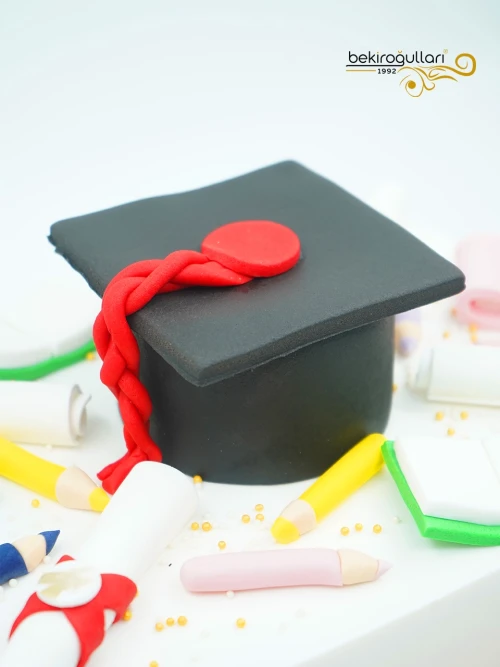 Mezuniyet Temalı Butik Pasta