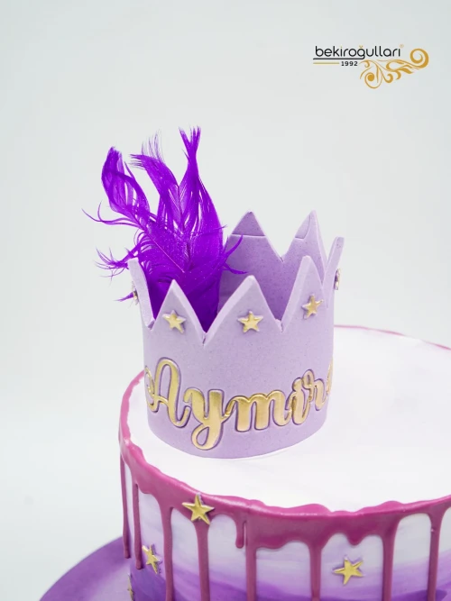 Mor Süslemeli Naked Pasta