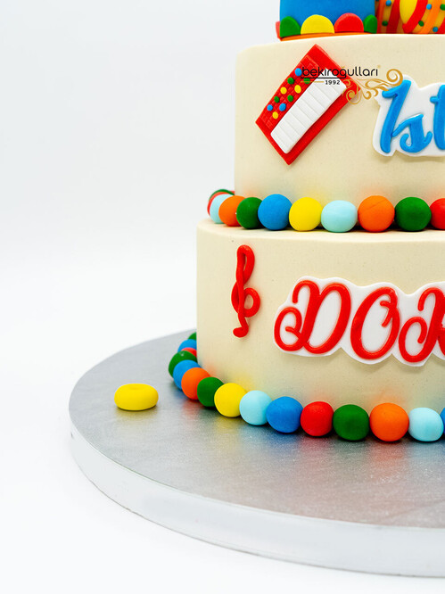 Müzik Temalı Konsept Pasta