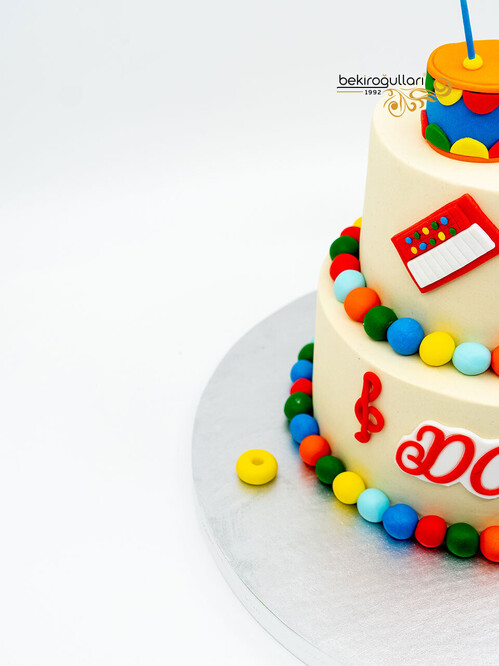 Müzik Temalı Konsept Pasta