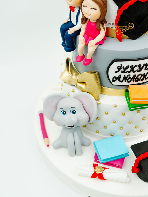 Okul Özel Tasarım Pasta