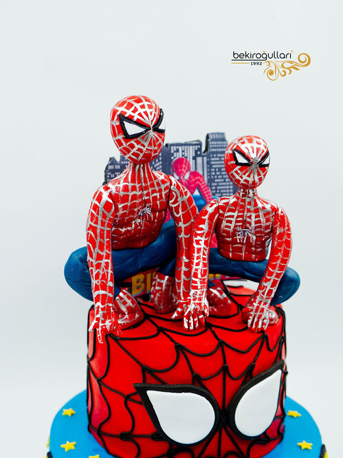 Örümcek Adam Konsept Pasta