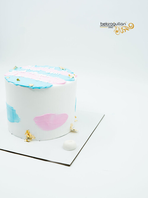 Pembe Mavi Naked Sıvama Pasta