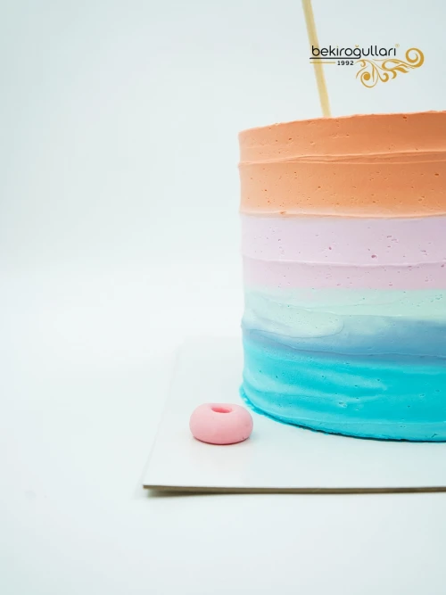 Renkli Naked Cake