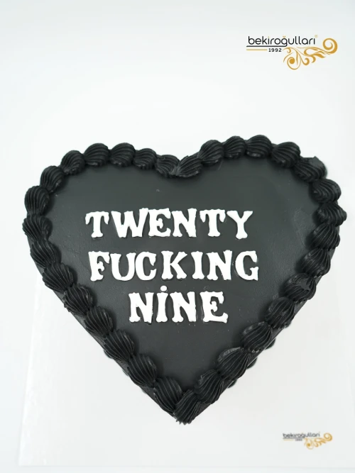 Siyah Kalp Naked Pasta