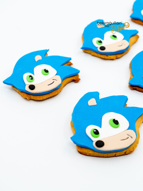 Sonic Temalı Kurabiye