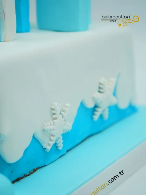 Spiderman ve Elsa Butik Pasta