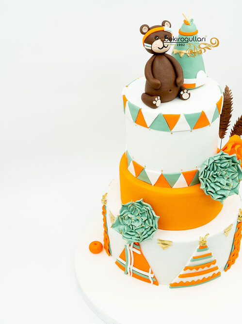 Sukulent Detaylı Butik Pasta