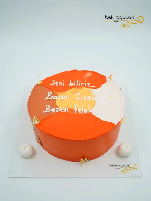 Turuncu Naked Cake