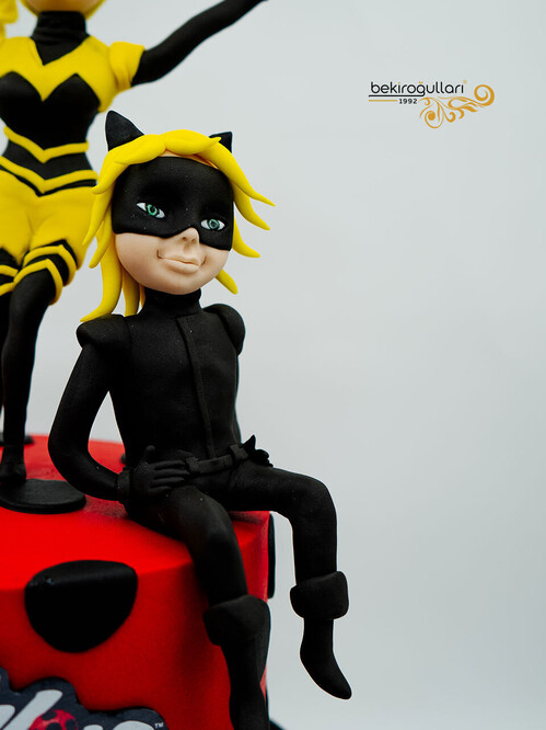 Uğur Böceği ve Kara Kediler Pasta