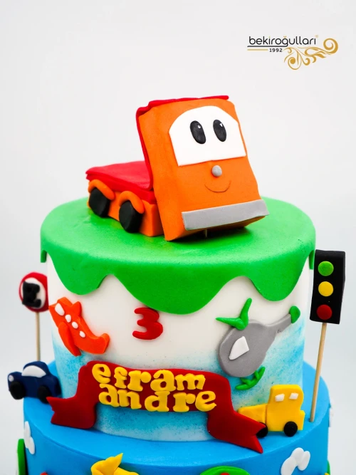 Araba Detay Tasarım Pasta