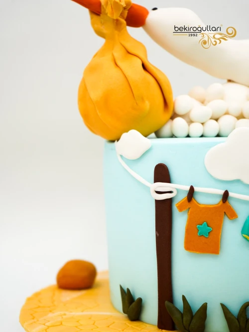 Baby Shower Tasarım Pasta