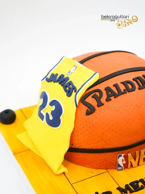 Baketbol Topu Tasarım Butik Pasta