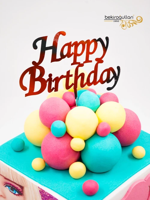 Barbie Tasarım Pasta