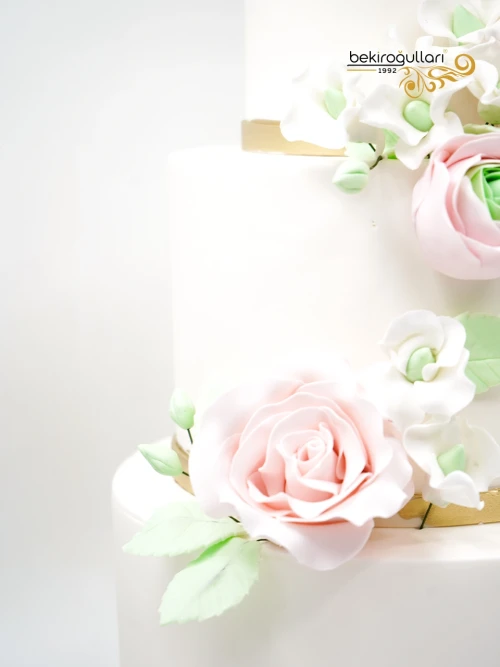 Çiçek Detay Söz Pastası