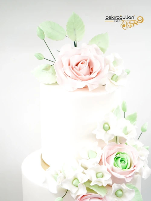 Çiçek Detay Söz Pastası