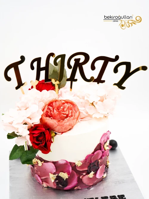 Çiçek Tasarım Pasta