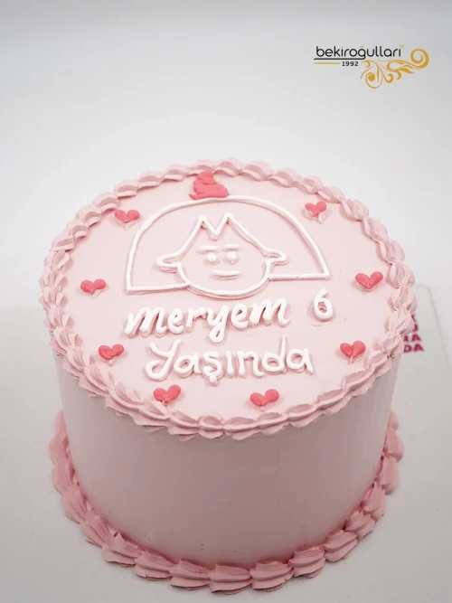 Çizim Detay Pembe Naked Pasta