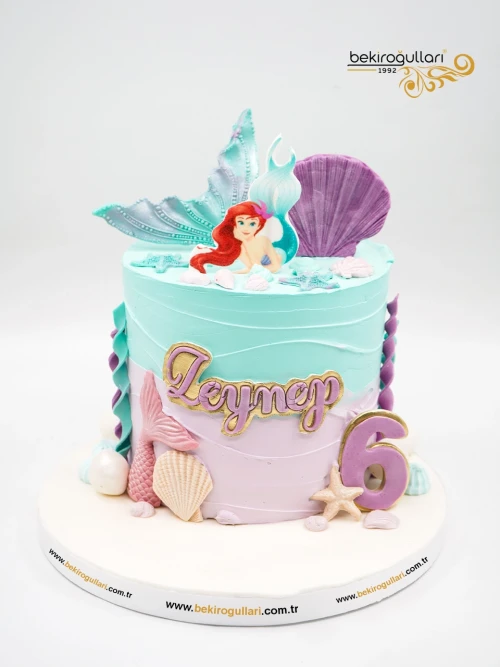 Deniz Kızı Konsept Pasta
