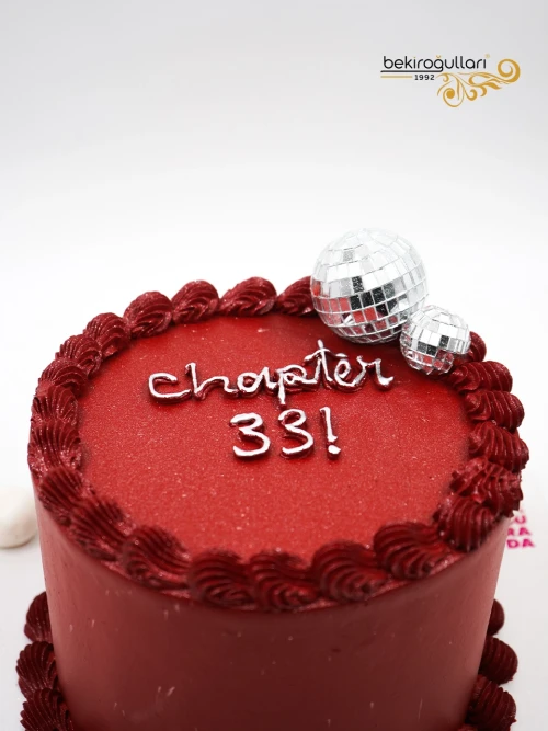 Disko Topu Detay Bordo Naked Pasta