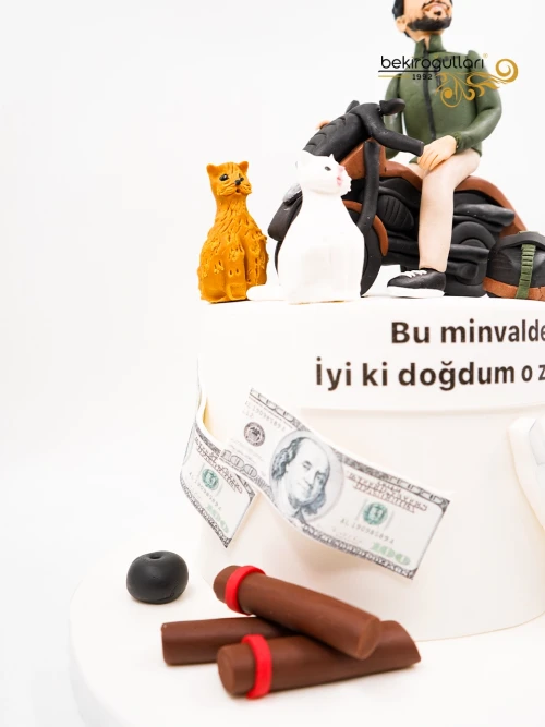 Erkek Figür Tasarım Butik Pasta