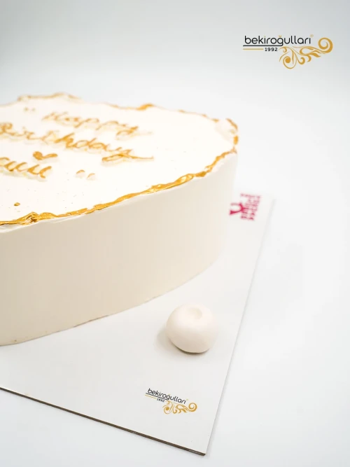 Gold Detay Kalp Naked Pasta