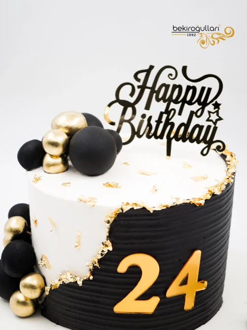 Gold Siyah Detay Konsept Pasta