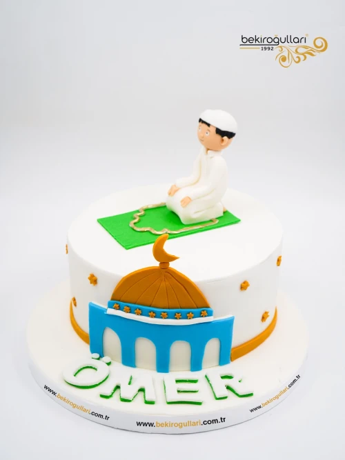 İslami Erkek Çocuk Tasarım Pasta