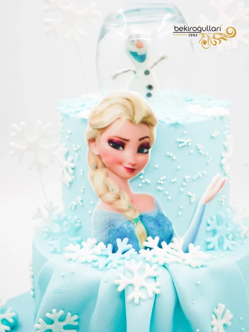 Karlar Ülkesi Konsept Tasarım Pasta