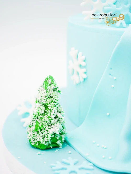 Karlar Ülkesi Konsept Tasarım Pasta