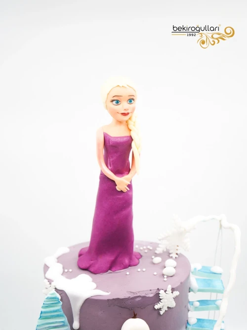 Karlar Ülkesi Tasarım Pasta