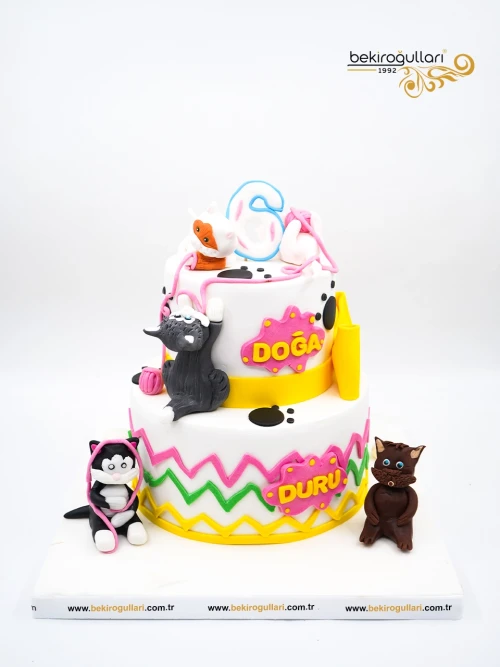 Kedi Konsept Tasarım Pasta