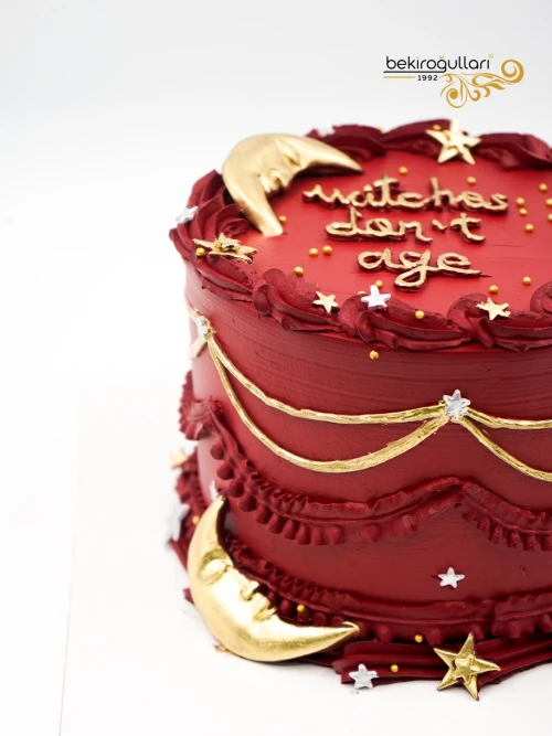 Kırmızı Ve Gold Detay Naked Pasta