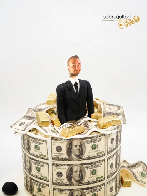 Kişisel Deta Dolar Tasarım Pasta