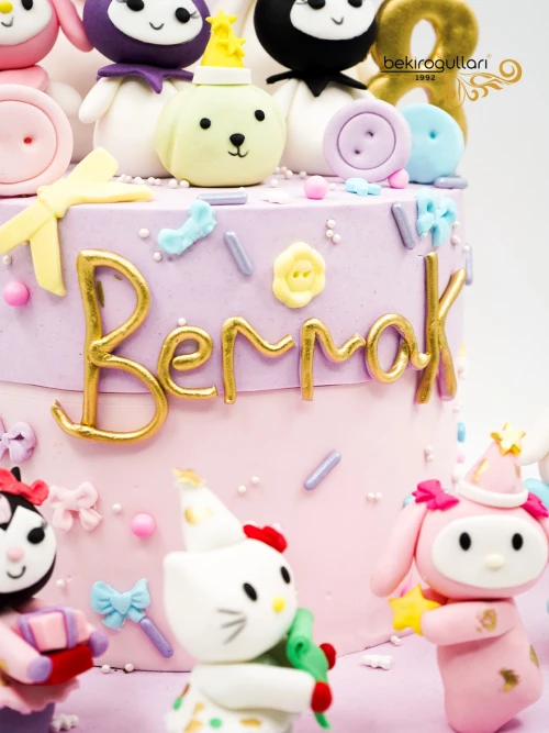 Kuromi Ve Hello Kitty Butik Pasta