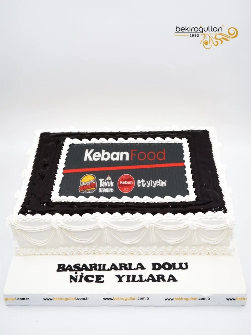 Marka Özel Resimli Kare Pasta