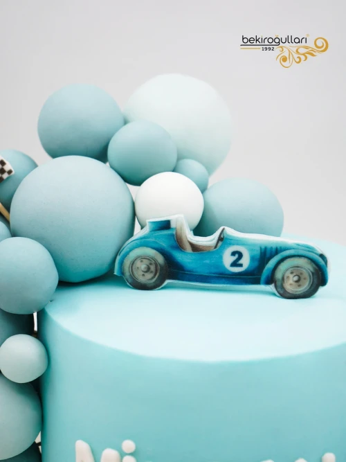 Mavi Araba Detay Konsept Pasta