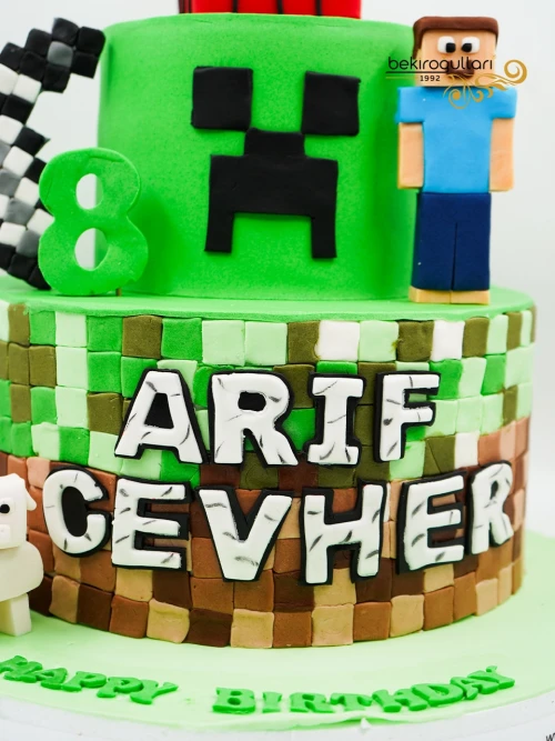Minecraft Tasarım Pasta