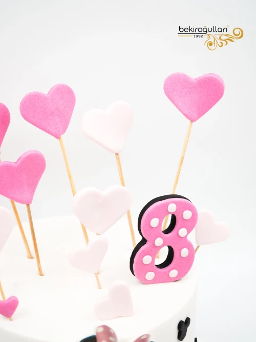 Minnie Mouse Tasarım Butik Pasta
