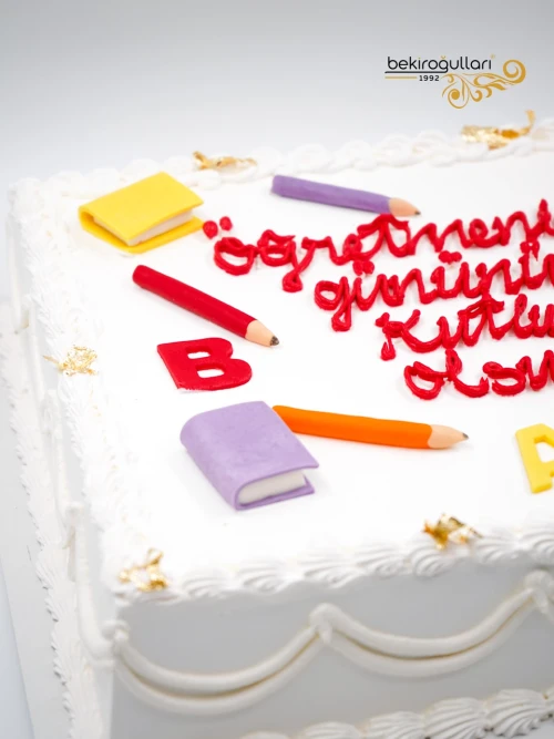 Öğretmenler Günü Konsept Pasta
