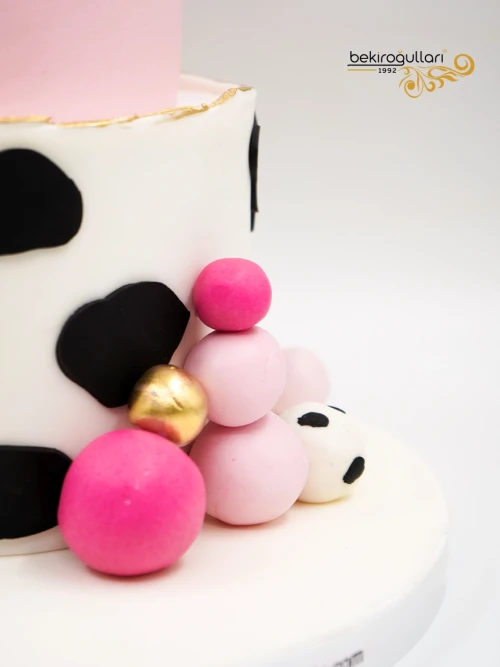 Pembe Kovboy Tasarım Pasta