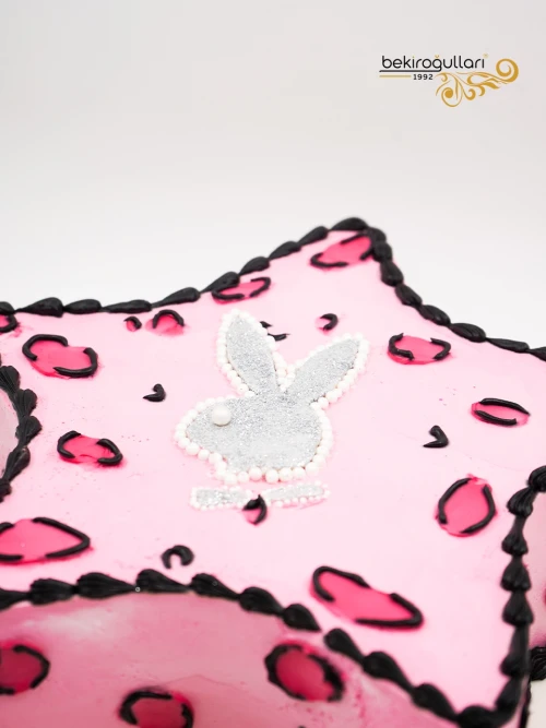 Pembe Leopar Desen Naked Pasta