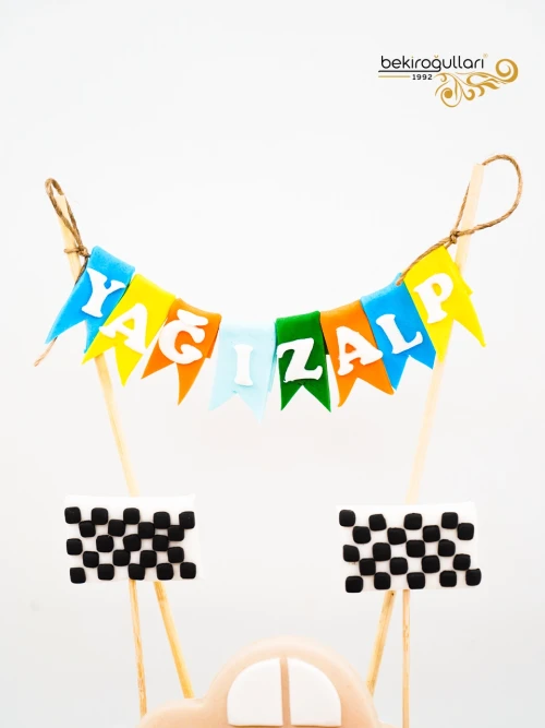 Renkli Arabalar Tasarım Butik Pasta