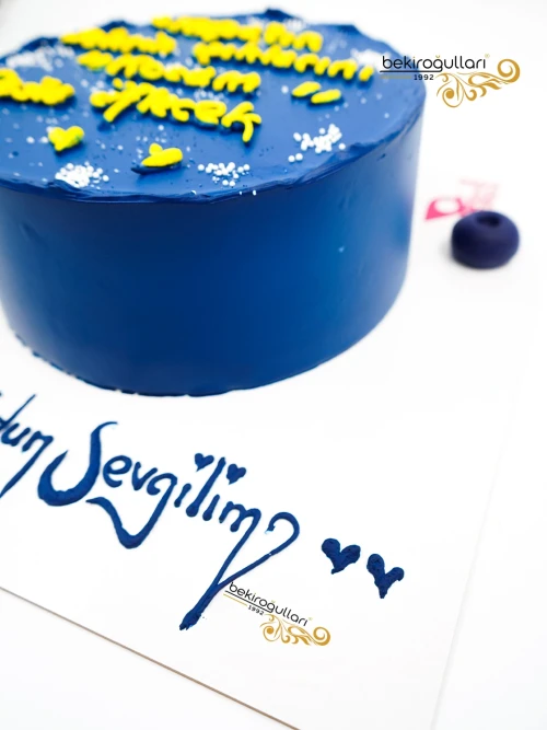 Sarı Lacivert Naked Pasta