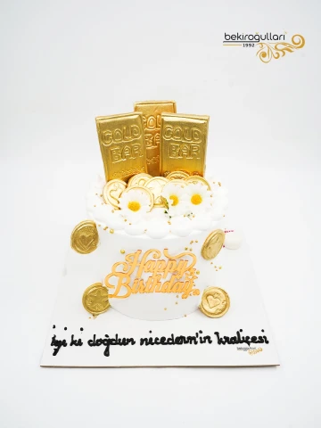 Altın Detay Konsept Pasta