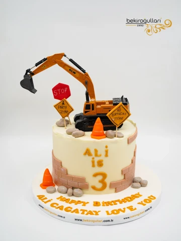 İş Makinesi Detay Tasarım Pasta